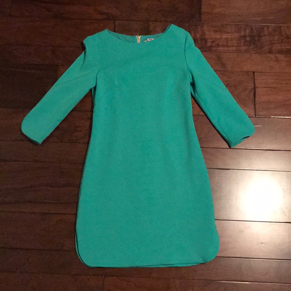 Sea foam green dress